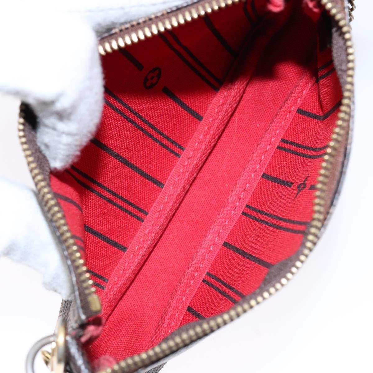 Louis Vuitton Pochette Accessoires Limited Edition Damier Brown Canvas Clutche & Pouche Bag