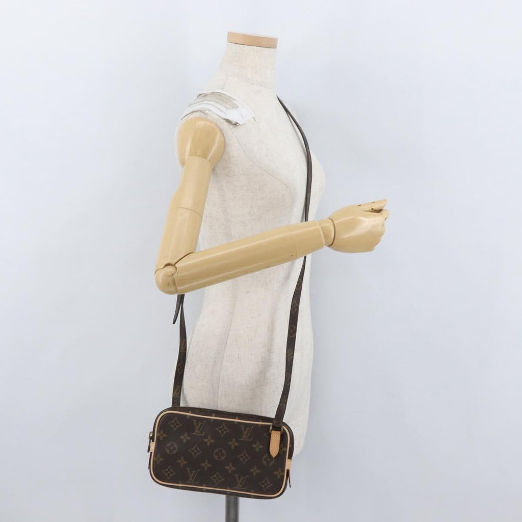 Louis Vuitton Pochette Marly Bandouliere Bag Monogram Canvas Brown Canvas Shoulder Bag