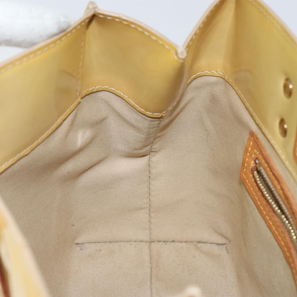 Louis Vuitton Reade Handbag Monogram Vernis Beige Patent_Leather Bag