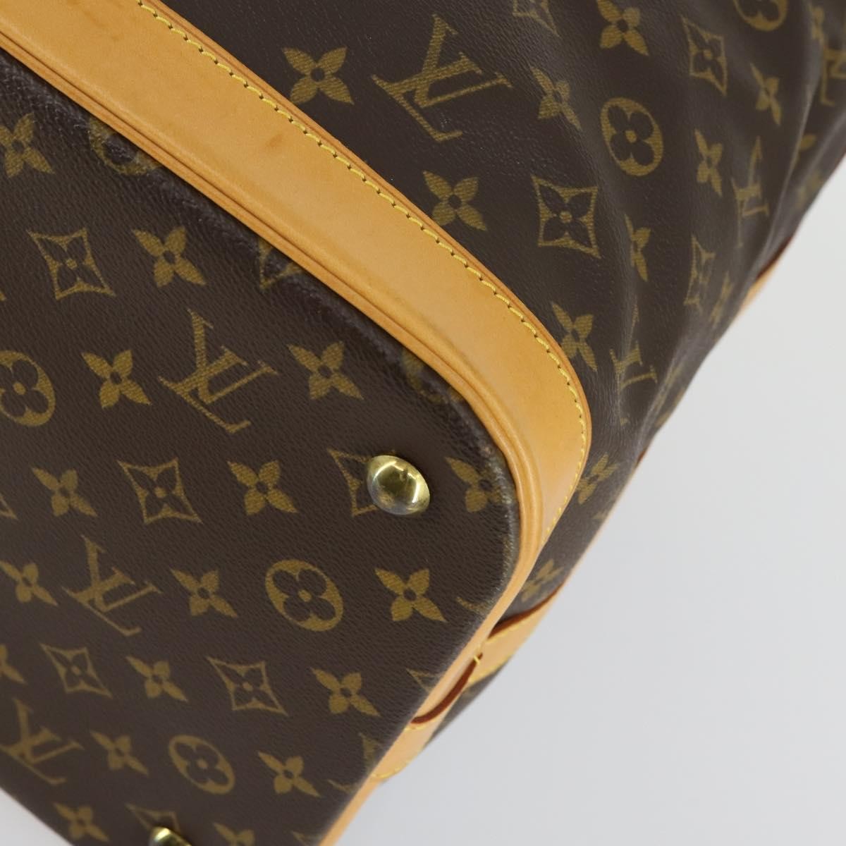 Louis Vuitton Cruiser Handbag Monogram Canvas Brown Canvas Travel Bag