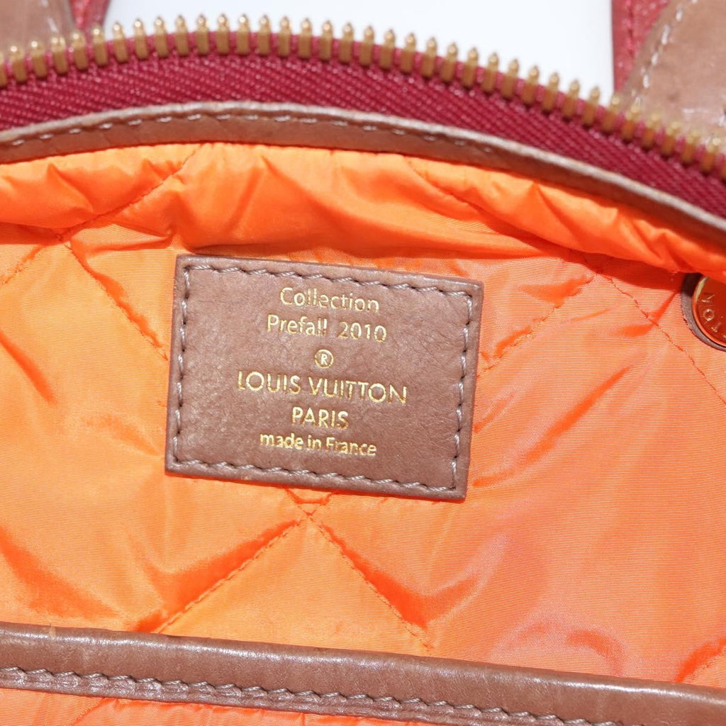 Louis Vuitton Aviator Handbag Limited Edition Monogram Jacquard Burgundy Canvas Handbag