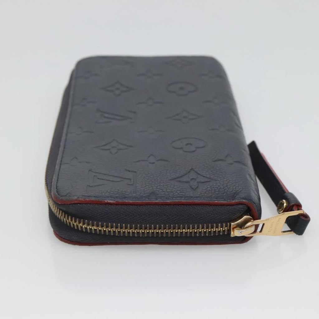 Louis Vuitton Portefeuille Zippy Monogramme Empreinte Monogramme Empreinte Navy Leather Wallets Accessory