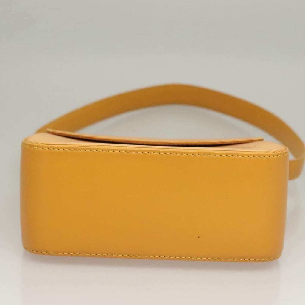 Louis Vuitton Buci Handbag Epi Leather Yellow Leather Shoulder Bag
