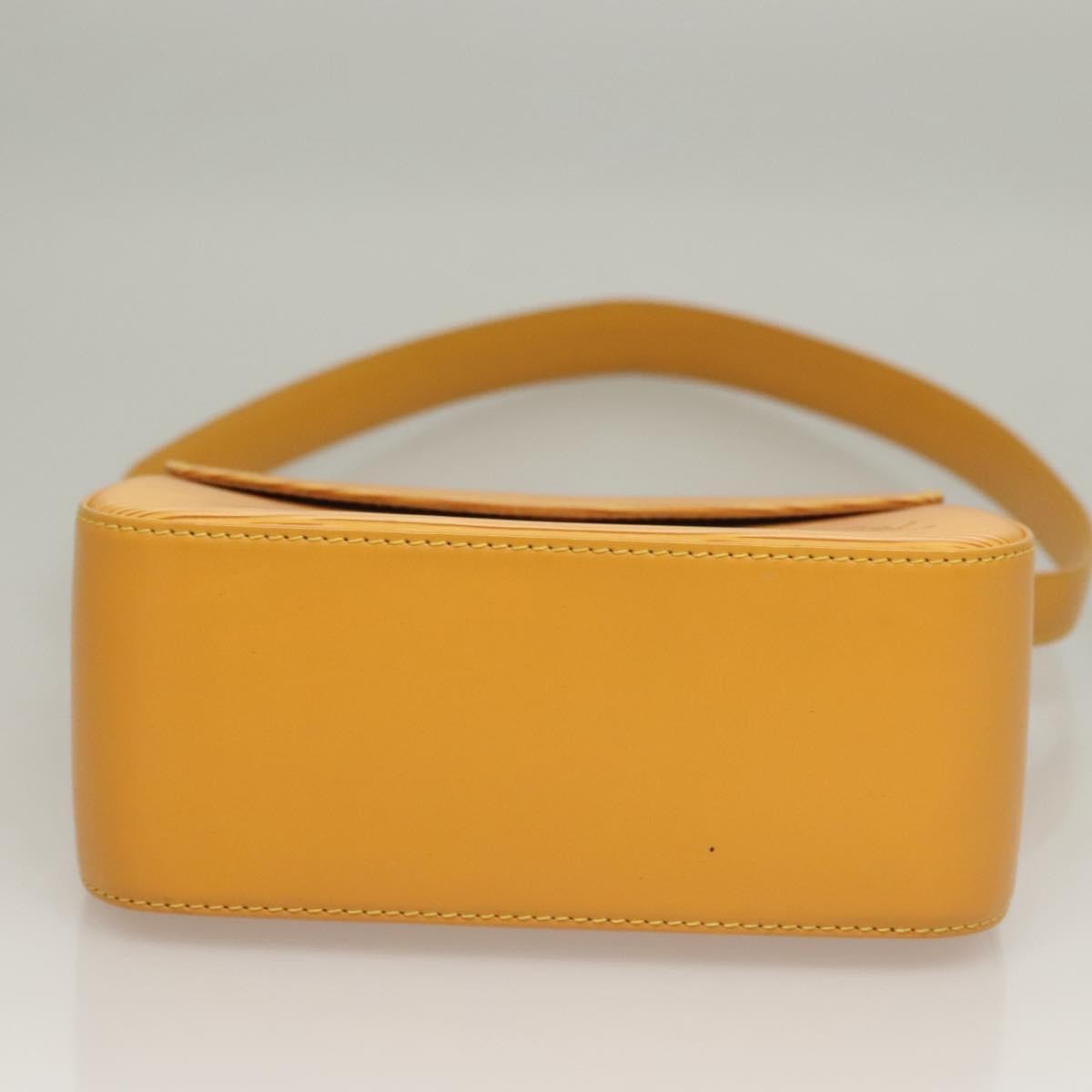 Louis Vuitton Buci Handbag Epi Leather Yellow Leather Shoulder Bag