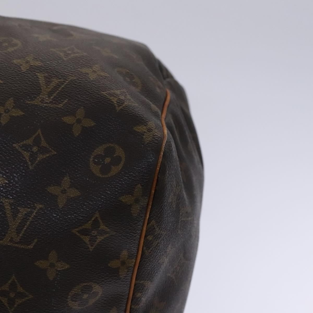 Louis Vuitton Keepall Bag Monogram Canvas Brown Canvas Travel Bag