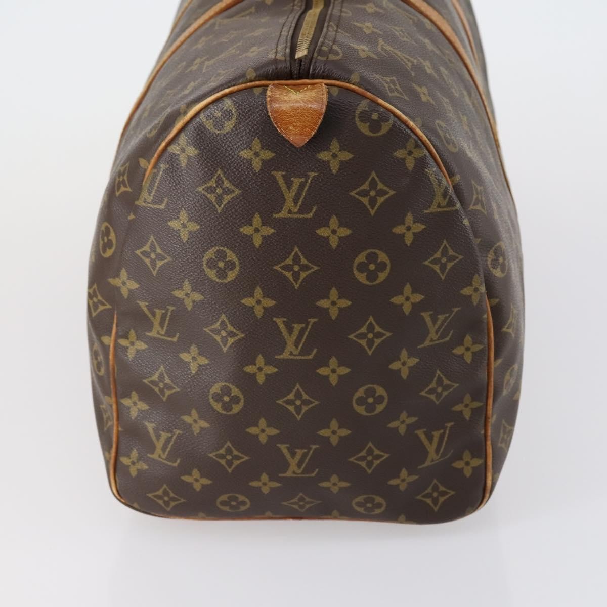 Louis Vuitton Keepall Bag Monogram Canvas Brown Canvas Travel Bag