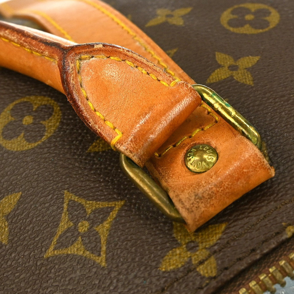 Louis Vuitton Keepall Bag Monogram Canvas Brown Canvas Travel Bag