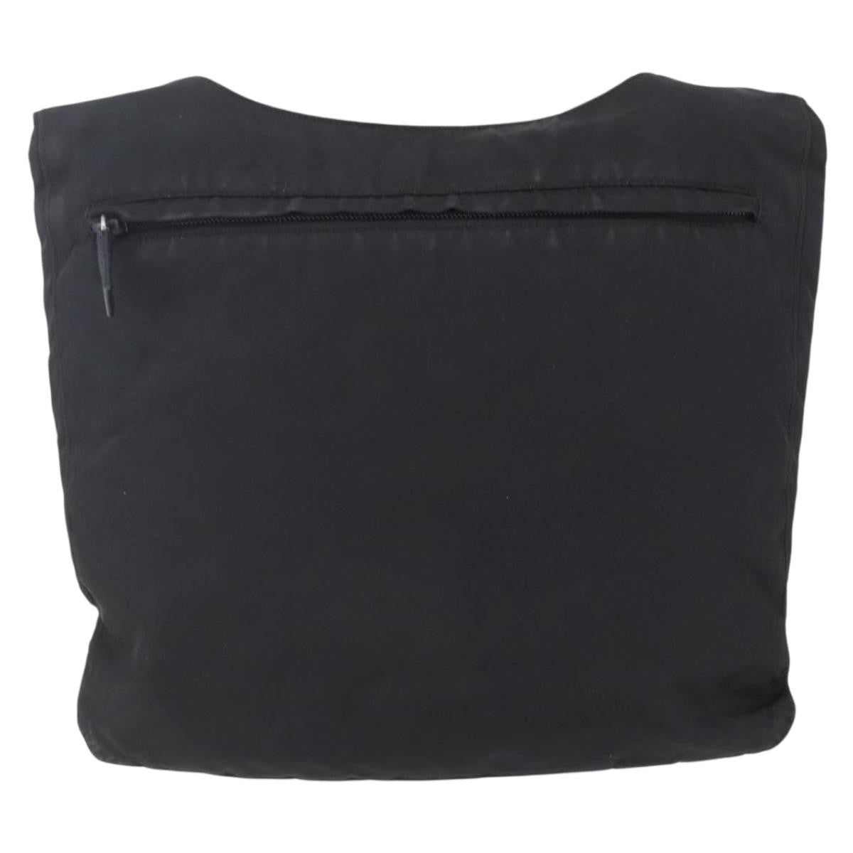 Prada Zip Messenger Quilted Tessuto Black Nylon Shoulder Bag Bag