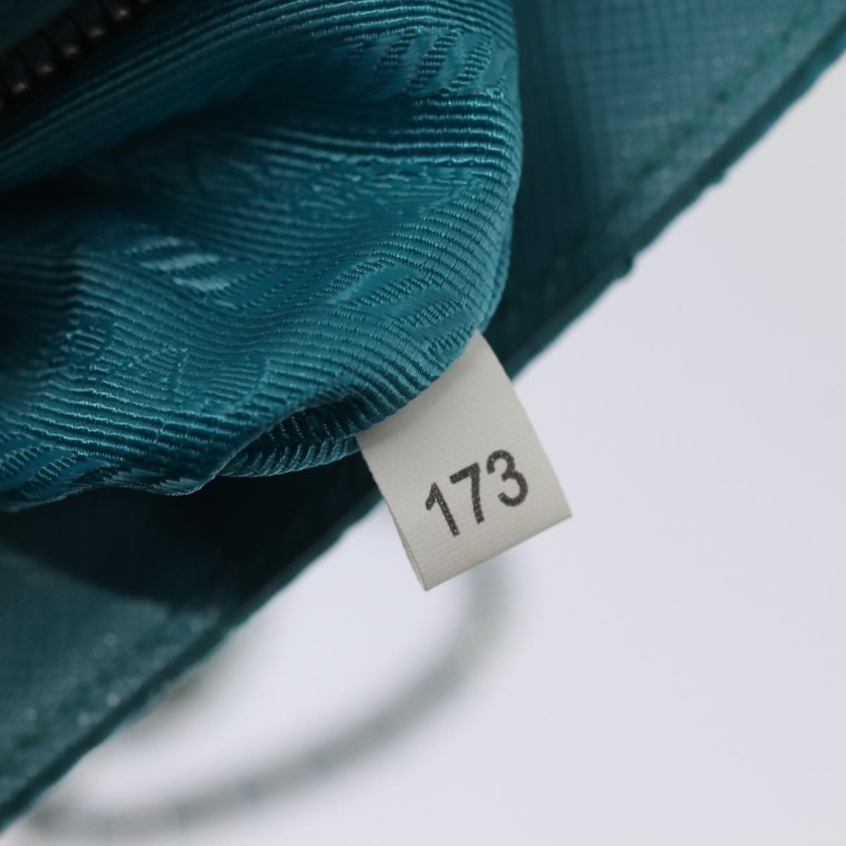 Prada Pushlock Chain Flap Bag Quilted Tessuto Turquoise Nylon Shoulder Bag Bag