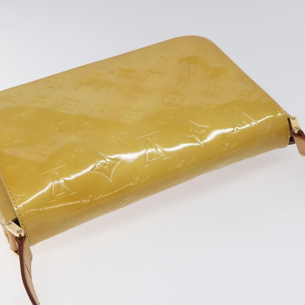 Louis Vuitton Thompson Street Handbag Monogram Vernis Beige Patent_Leather Bag