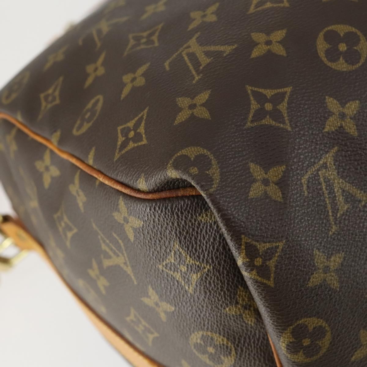 Louis Vuitton Keepall Bag Monogram Canvas Brown Canvas Travel Bag