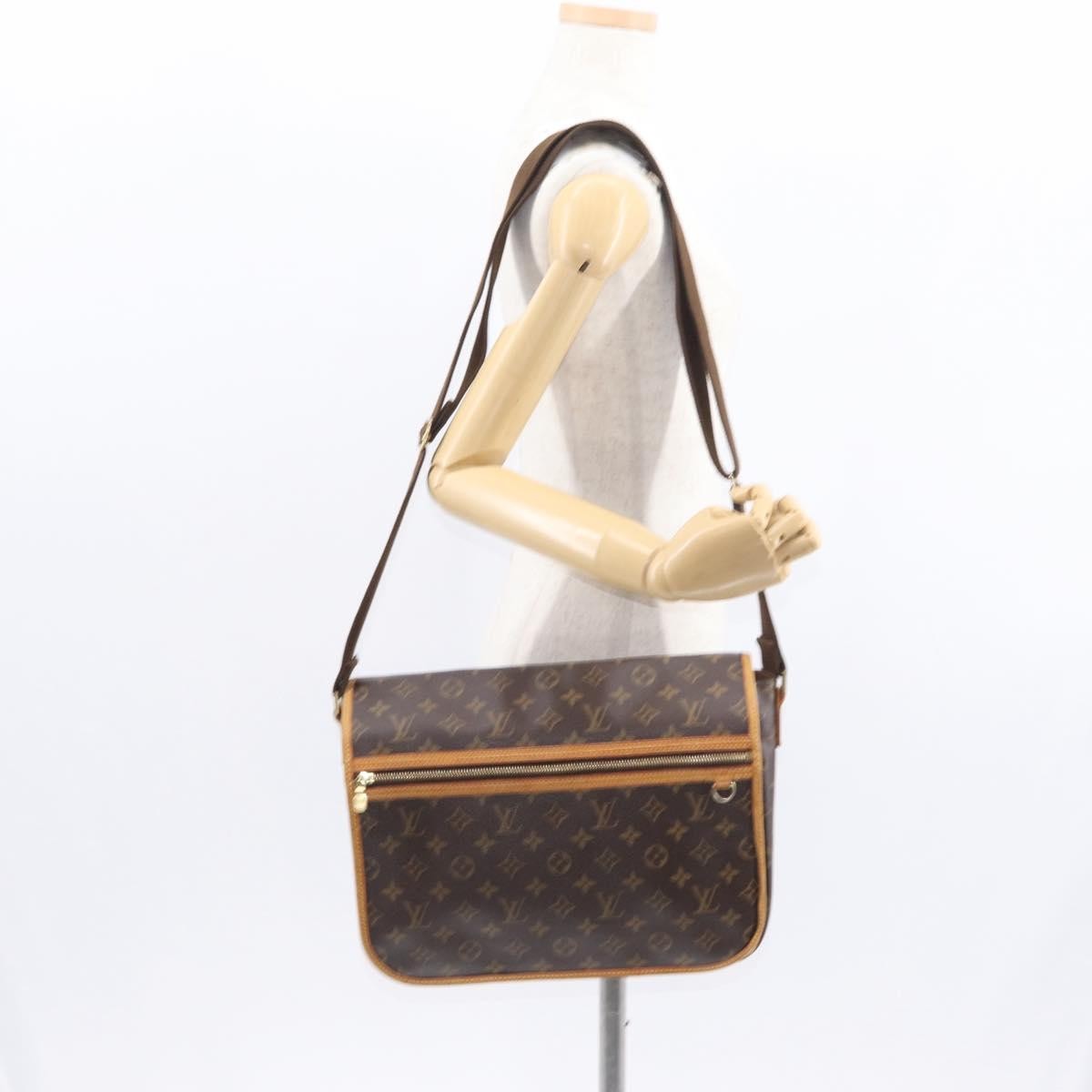 Louis Vuitton Bosphore Messenger Bag Monogram Canvas Brown Canvas Shoulder Bag