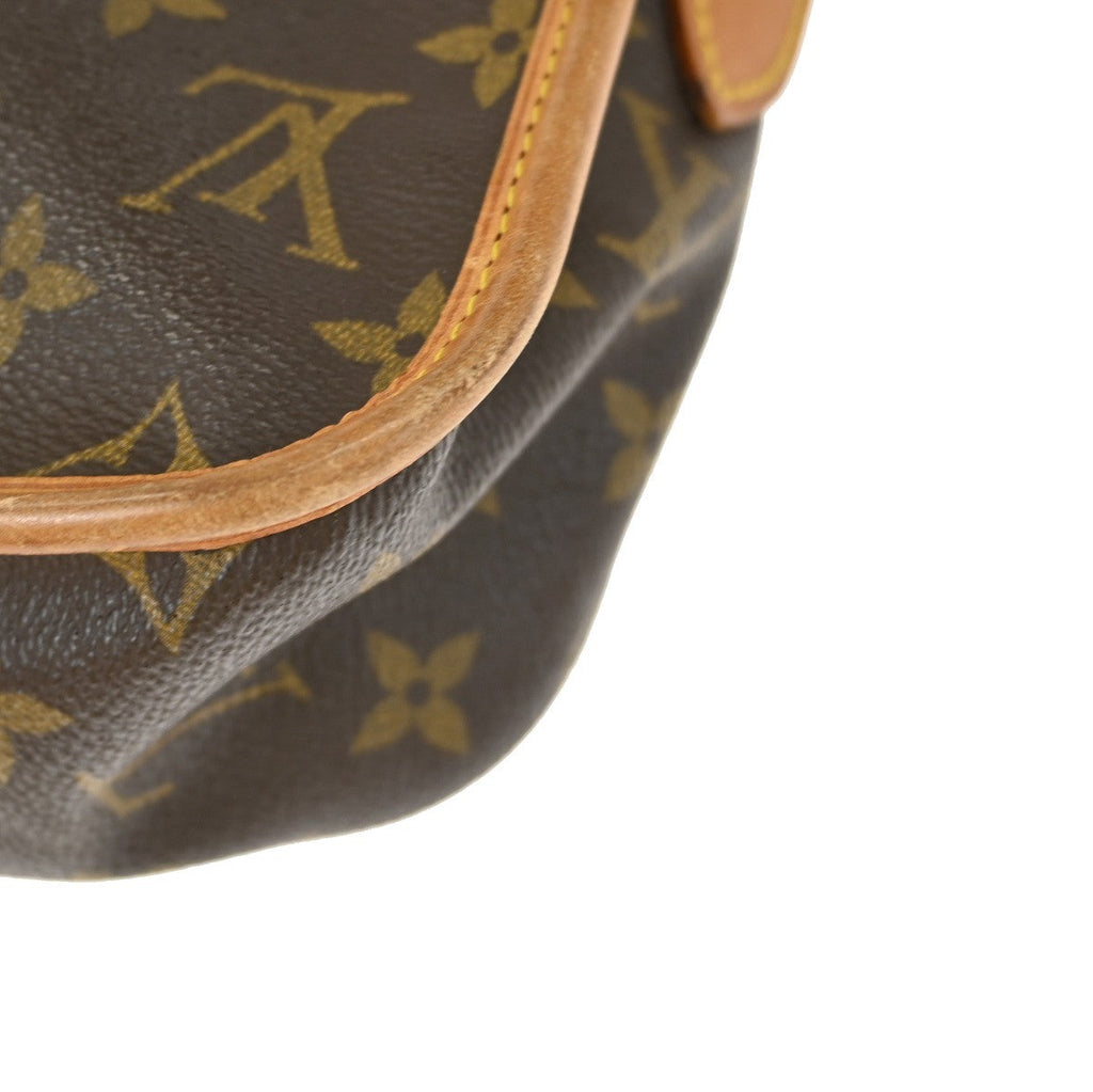 Louis Vuitton Sac Gibeciere Messenger Bag Monogram Canvas Brown Canvas Shoulder Bag