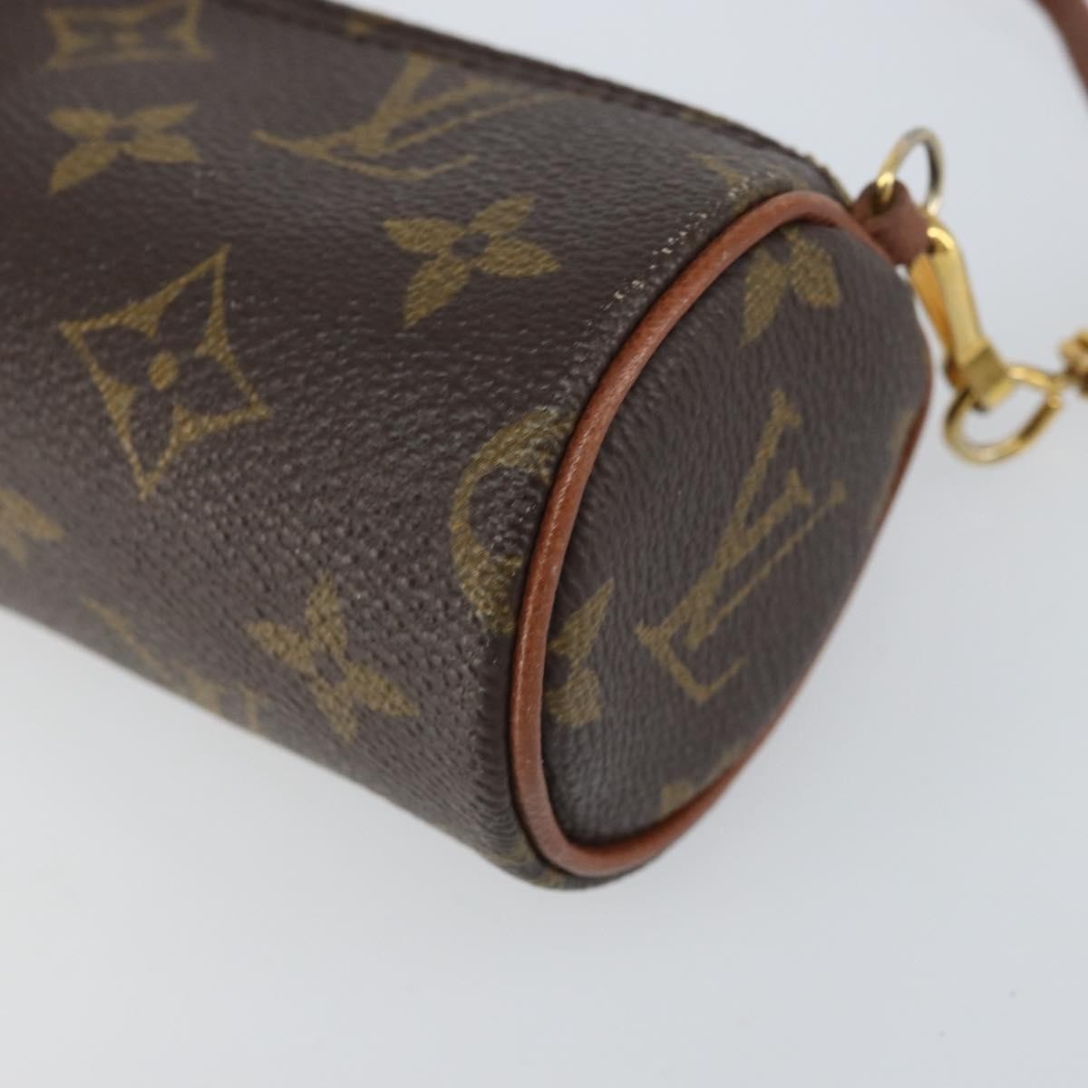 Louis Vuitton Papillon Pochette Monogram Canvas Brown Canvas Clutche & Pouche Bag