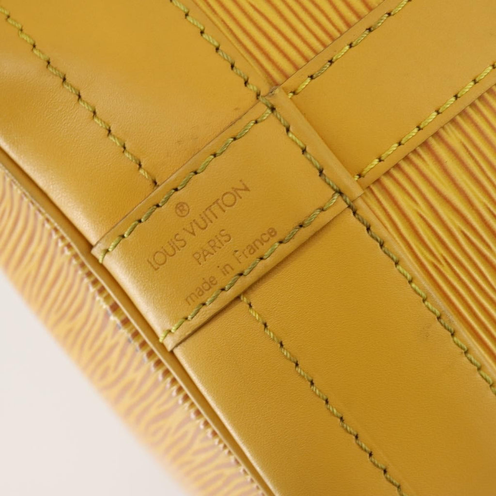 Louis Vuitton Noe Handbag Epi Leather Yellow Leather Shoulder Bag