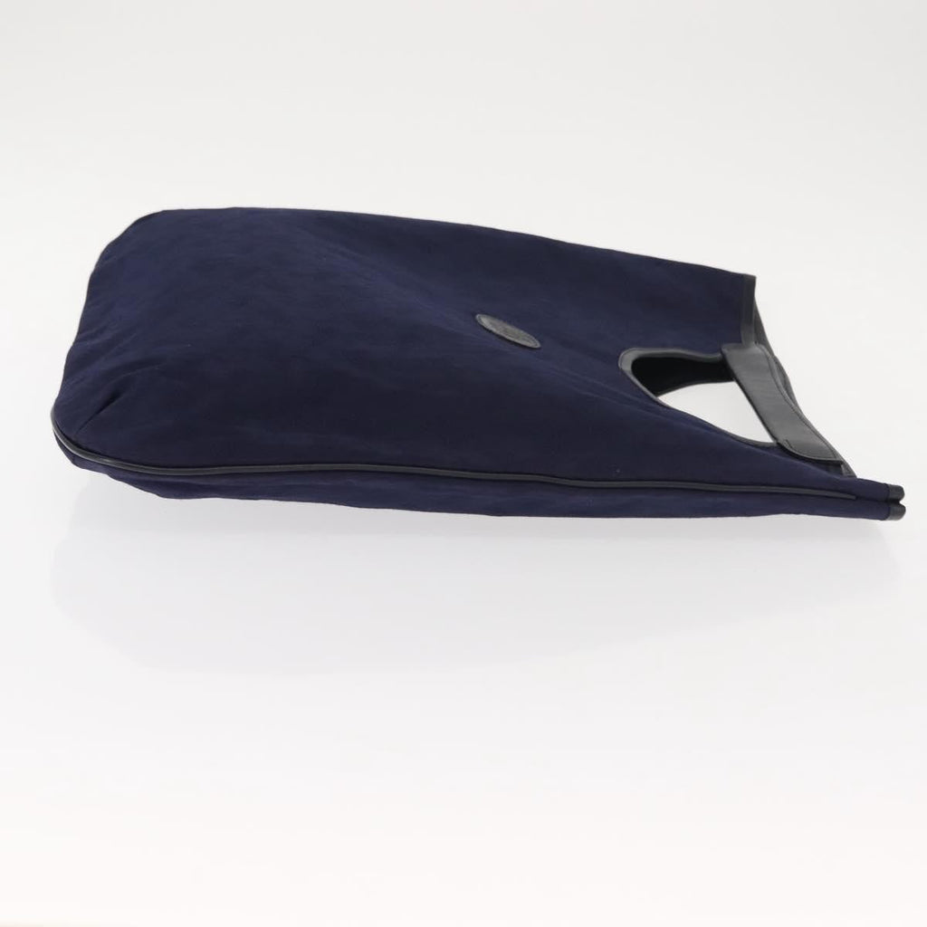 Celine C Sulky Handbag Suede Navy Suede Handbag