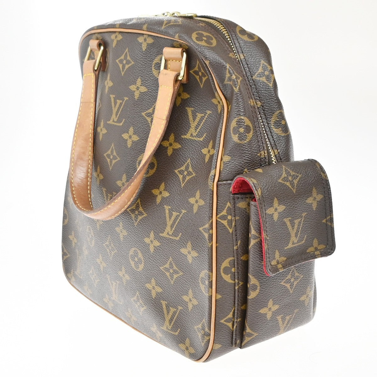 Louis Vuitton Excentri-Cite Handbag Monogram Canvas Brown Canvas Handbag