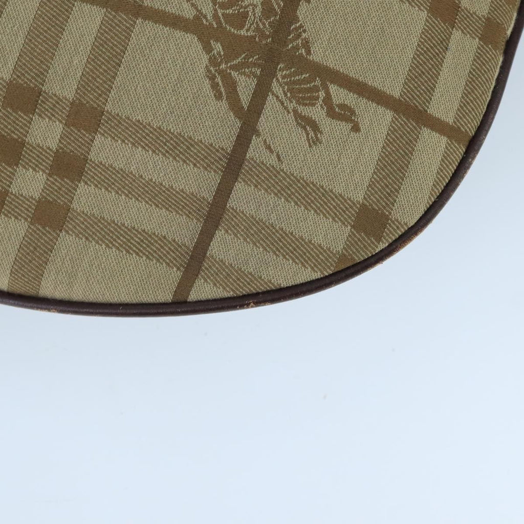 Burberry Nova Check Shoulder Bag Canvas And Leather Beige Canvas Shoulder Bag