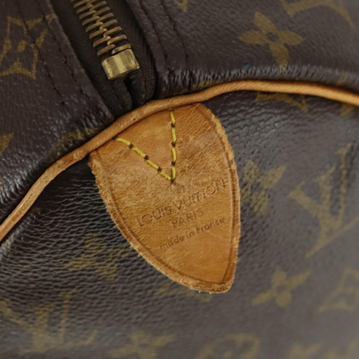 Louis Vuitton Keepall Bag Monogram Canvas Brown Canvas Travel Bag