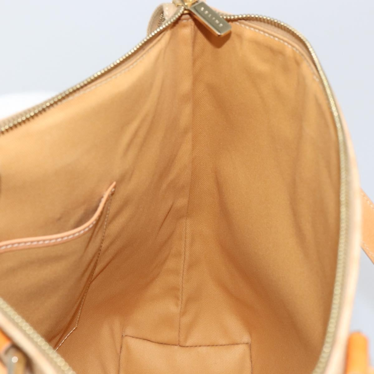 Celine Vintage Macadam Tote Bag Canvas And Leather Beige Canvas Tote Bag Bag