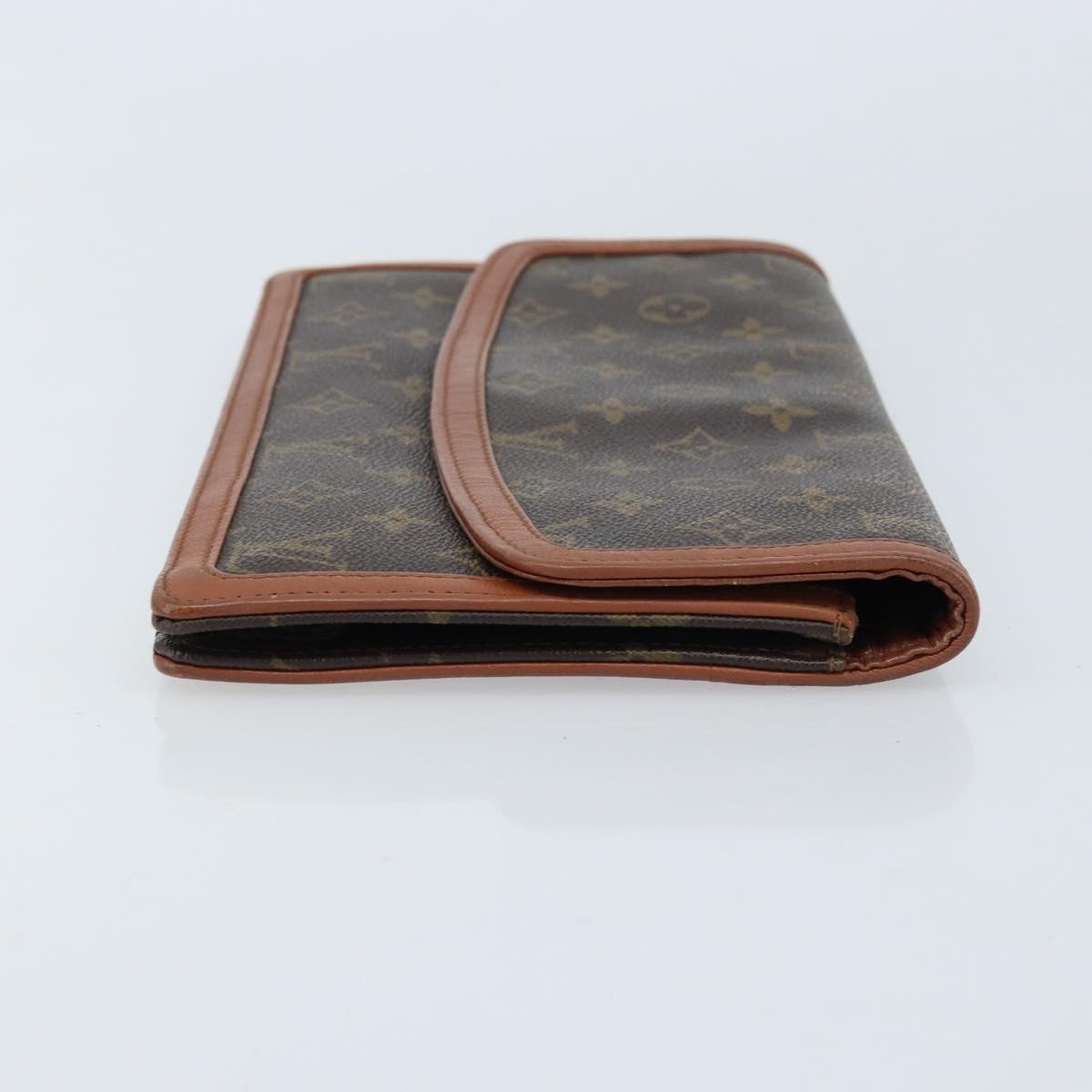 Louis Vuitton Dame Pochette Monogram Canvas Brown Canvas Clutche & Pouche Bag