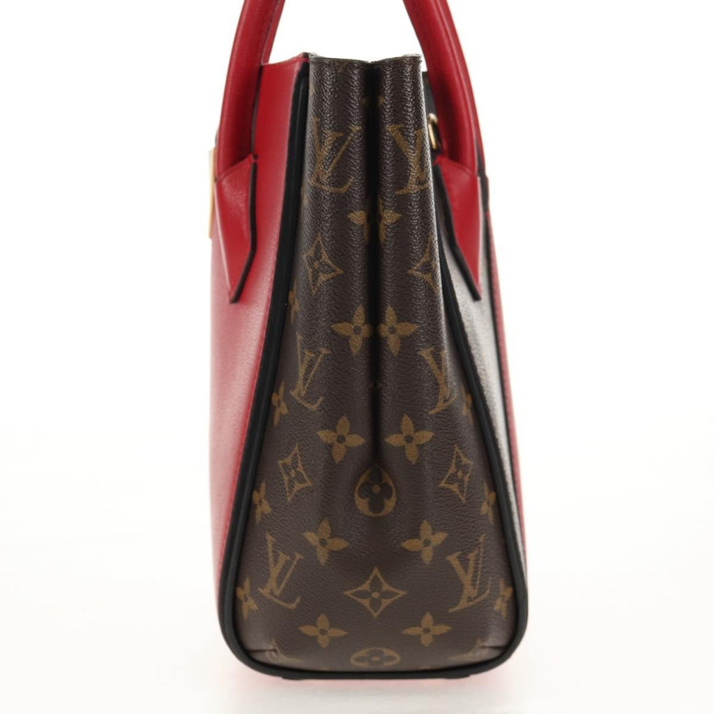 Louis Vuitton Kimono Handbag Monogram Canvas And Leather Red Canvas Handbag