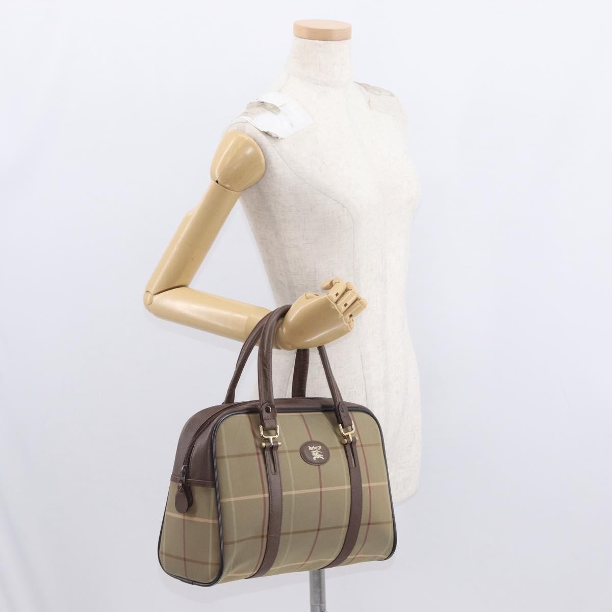 Burberry Nova Handbag Canvas Khaki Canvas Handbag