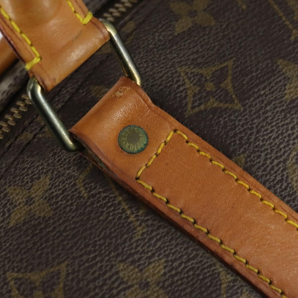 Louis Vuitton Keepall Bag Monogram Canvas Brown Canvas Travel Bag