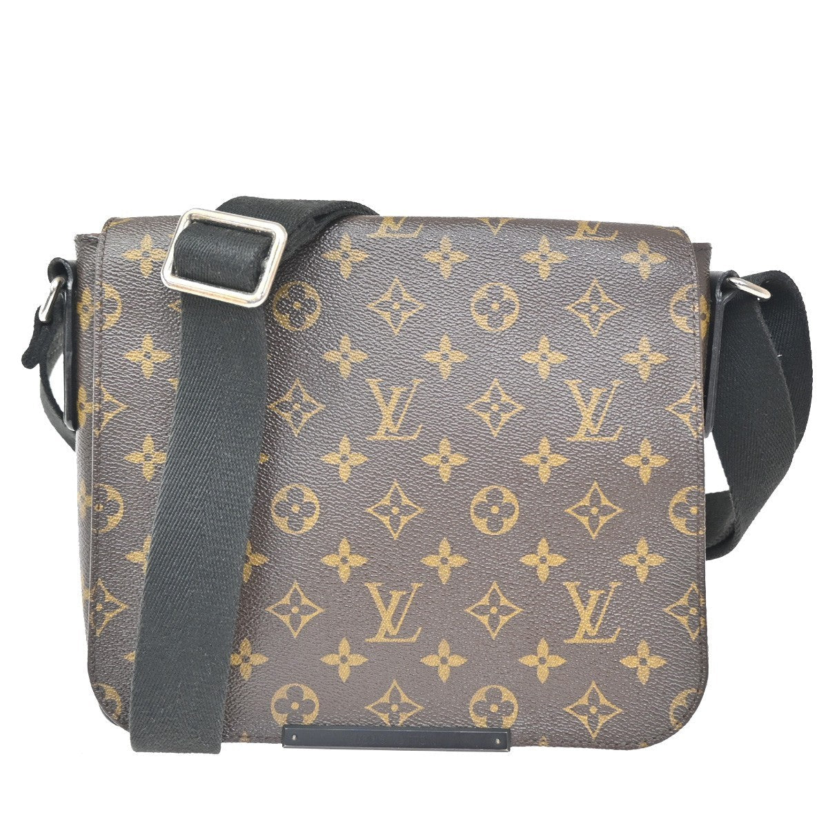Louis Vuitton District Messenger Bag Macassar Monogram Canvas Brown Canvas Shoulder Bag