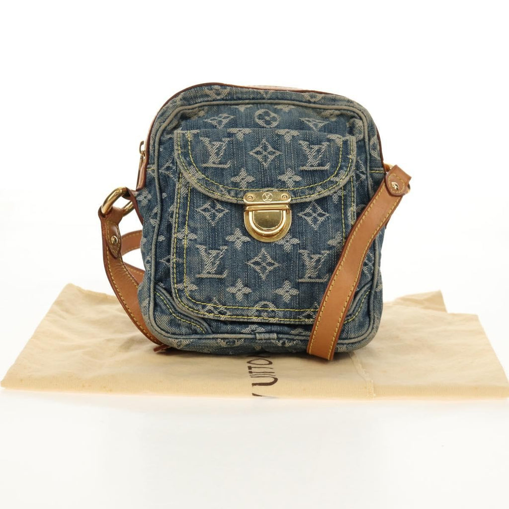 Louis Vuitton Camera Bag Monogram Denim Blue Denim_Jeans Shoulder Bag