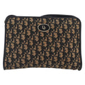 Christian Dior Vintage Trotter Shoulder Bag Canvas Navy Canvas Shoulder Bag Bag (Pre-Owned)