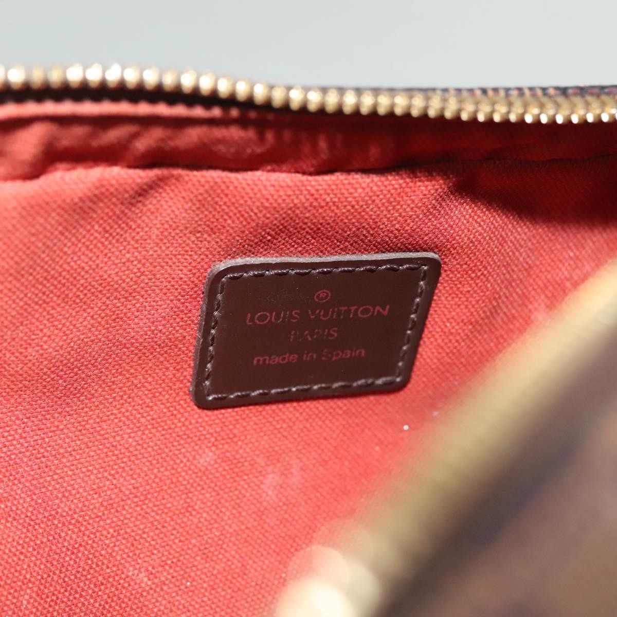 Louis Vuitton Geronimos Waist Bag Damier Brown Canvas Clutche & Pouche Bag