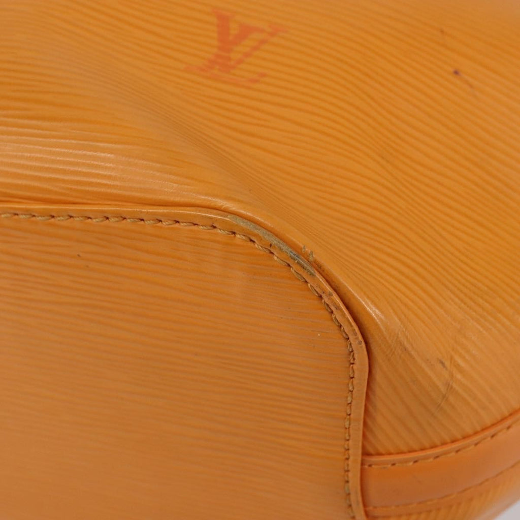 Louis Vuitton Mandara Handbag Epi Leather Orange Leather Shoulder Bag