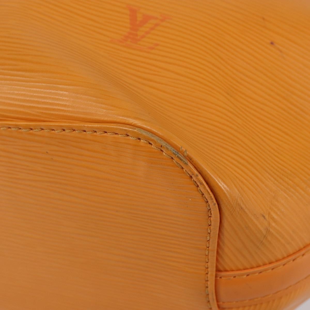 Louis Vuitton Mandara Handbag Epi Leather Orange Leather Shoulder Bag