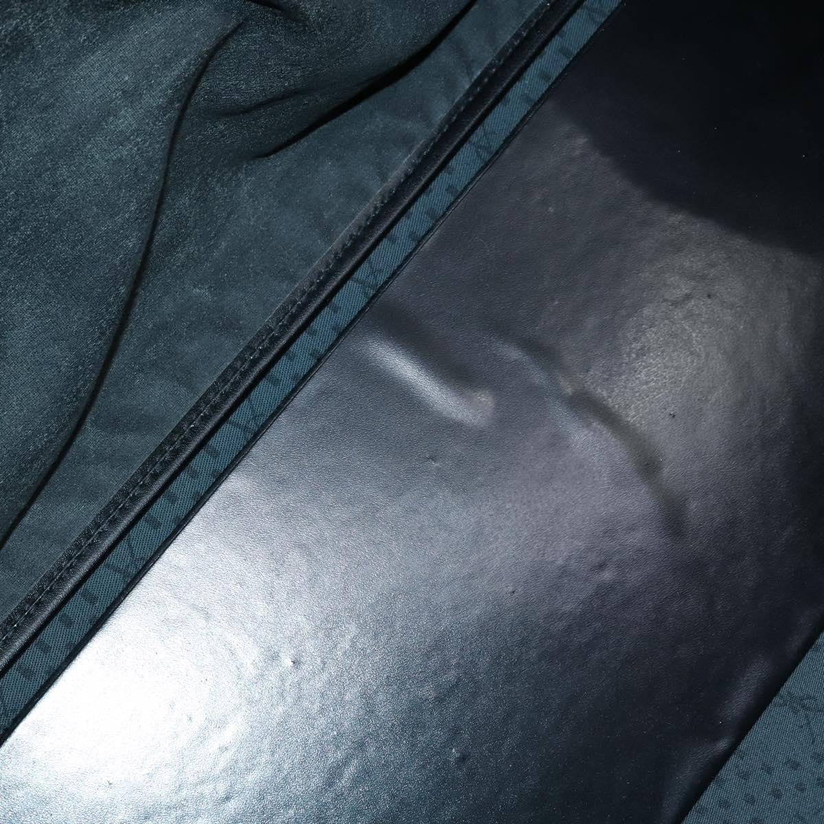 Saint Laurent Vintage Boston Pvc Leather Black Pvc Travel Bag Bag (Pre-Owned)