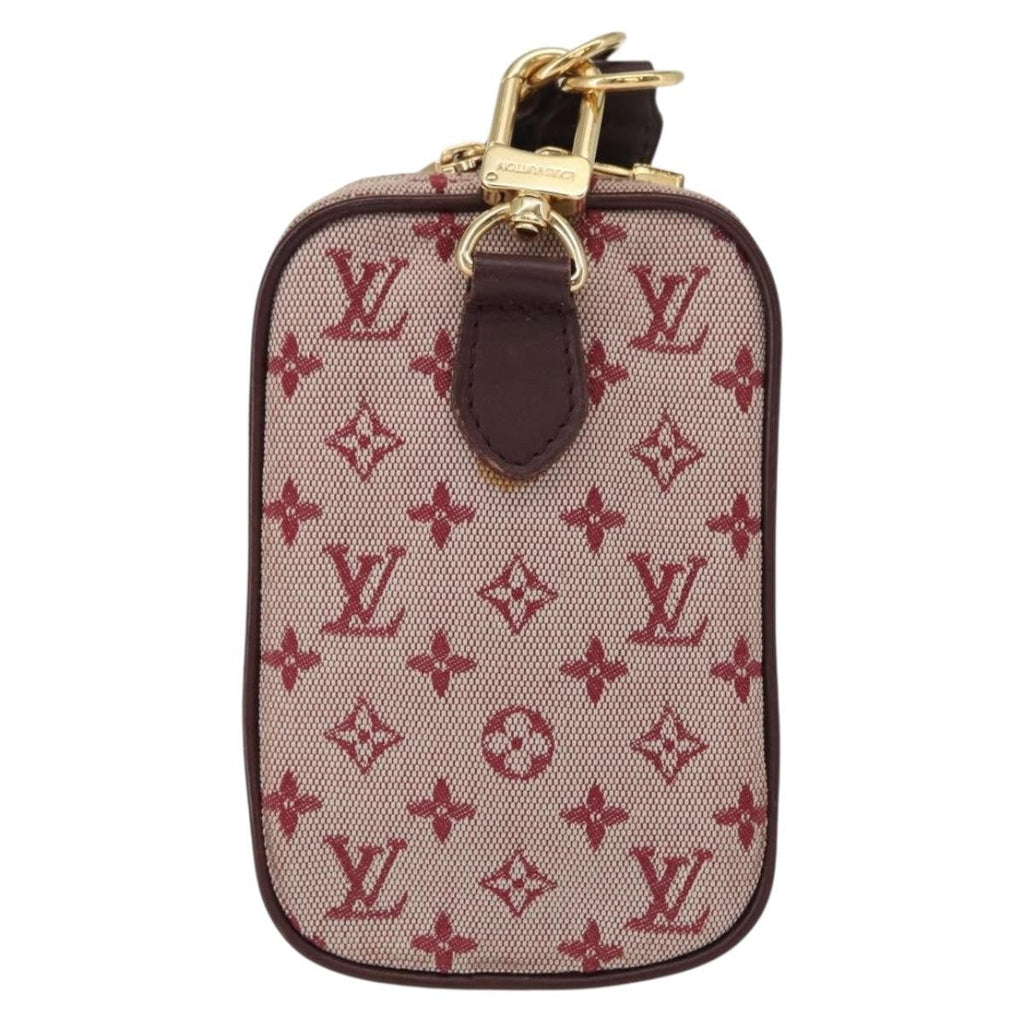 Louis Vuitton Camera Bag Mini Lin Red Canvas Clutche & Pouche Bag