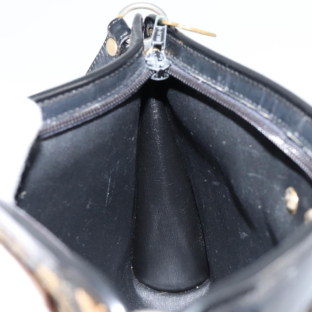 Christian Dior Vintage Trotter Shoulder Bag Canvas Navy Canvas Shoulder Bag Bag (Pre-Owned)