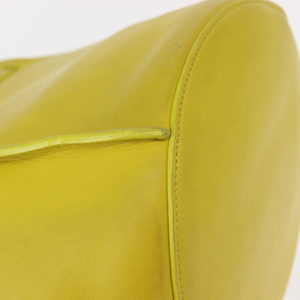 Celine Long Strap Big Bag Bucket Leather Yellow Leather Shoulder Bag Bag