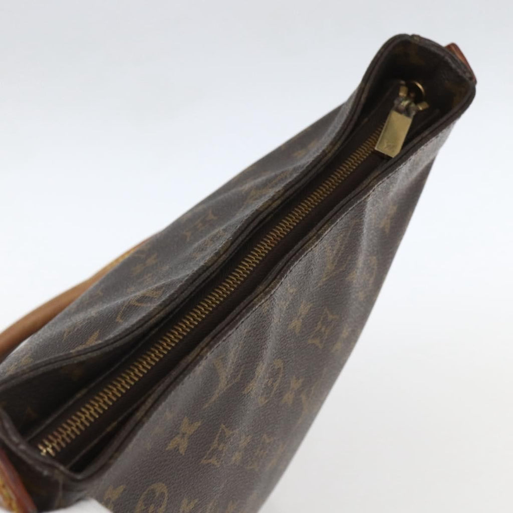 Louis Vuitton Monogram Looping Handbag Monogram Canvas Brown Canvas Shoulder Bag
