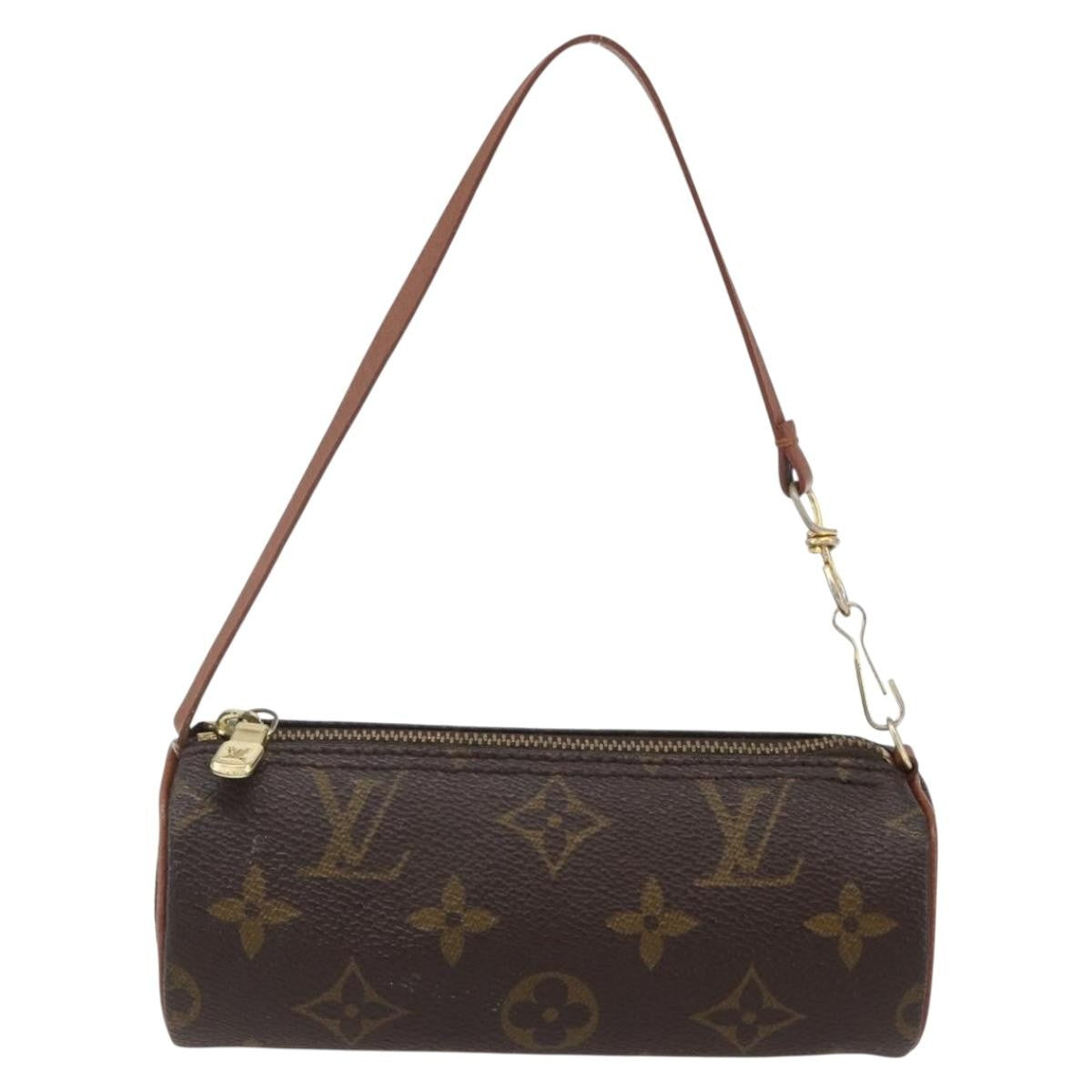 Louis Vuitton Papillon Pochette Monogram Canvas Brown Canvas Clutche & Pouche Bag