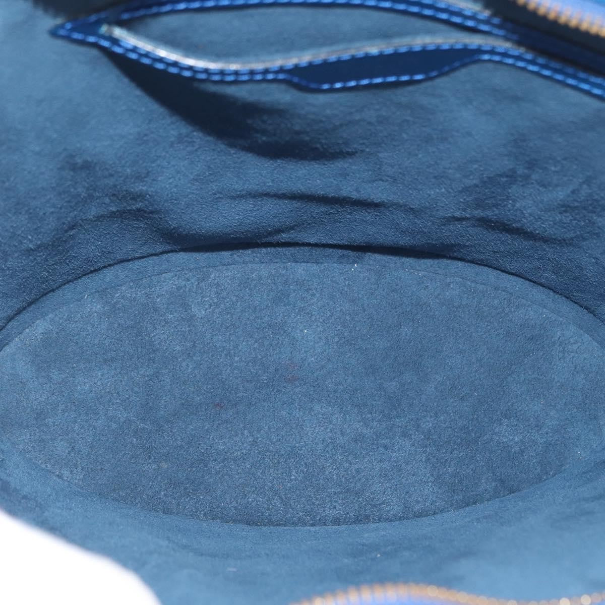 Louis Vuitton Saint Jacques Handbag Epi Leather Blue Leather Handbag