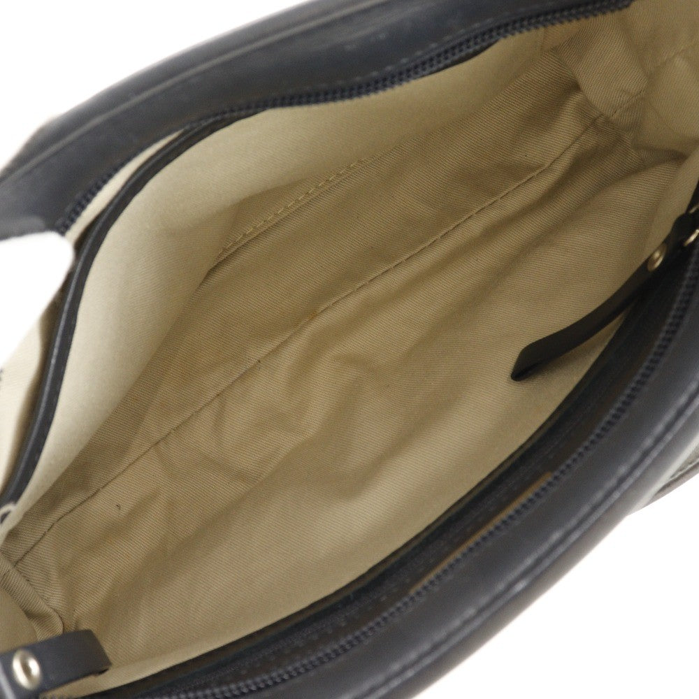 Burberry Vintage Shoulder Bag Canvas Beige Canvas Shoulder Bag