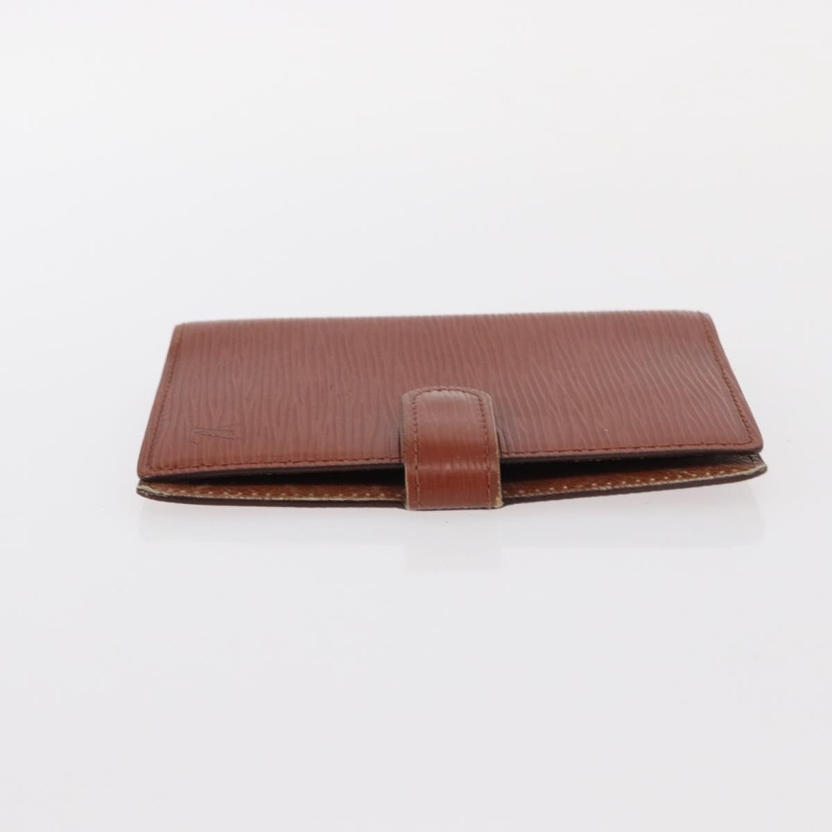 Louis Vuitton Agenda Cover Epi Leather Brown Leather Wallets Accessory