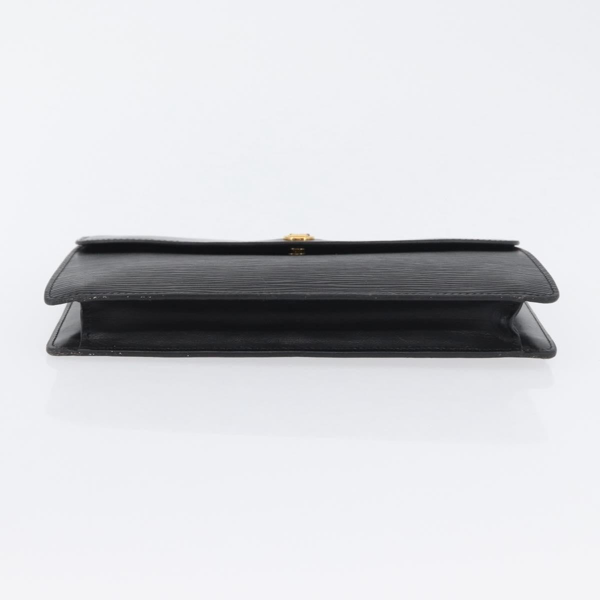 Louis Vuitton Vintage Montaigne Clutch Epi Leather Black Leather Clutche & Pouche Bag