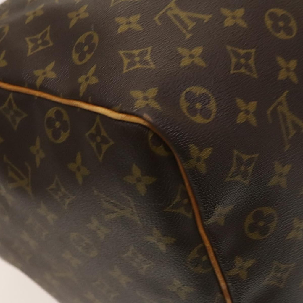 Louis Vuitton Keepall Bag Monogram Canvas Brown Canvas Travel Bag