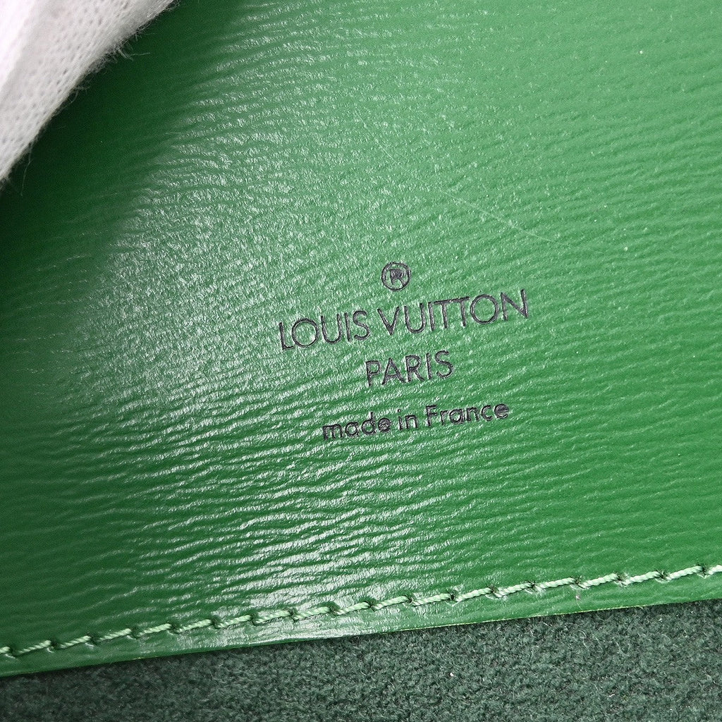Louis Vuitton Cluny Shoulder Bag Epi Leather Green Leather Shoulder Bag