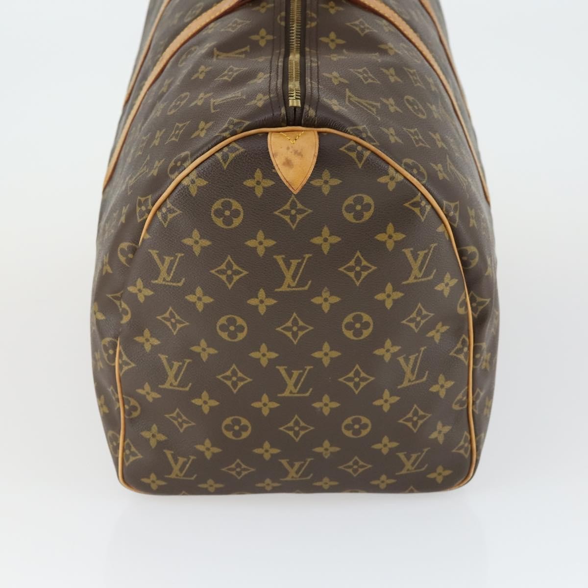 Louis Vuitton Keepall Bag Monogram Canvas Brown Canvas Travel Bag