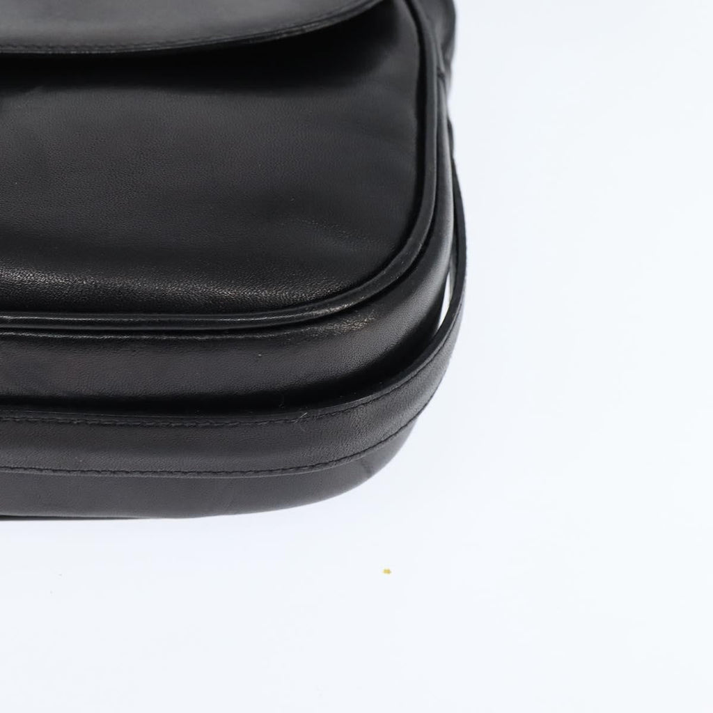 Celine Shoulder Bag Leather Black Leather Shoulder Bag Bag