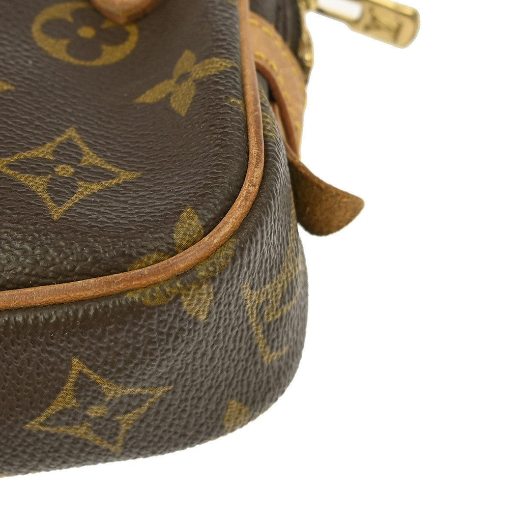 Louis Vuitton Pochette Marly Bandouliere Bag Monogram Canvas Brown Canvas Shoulder Bag