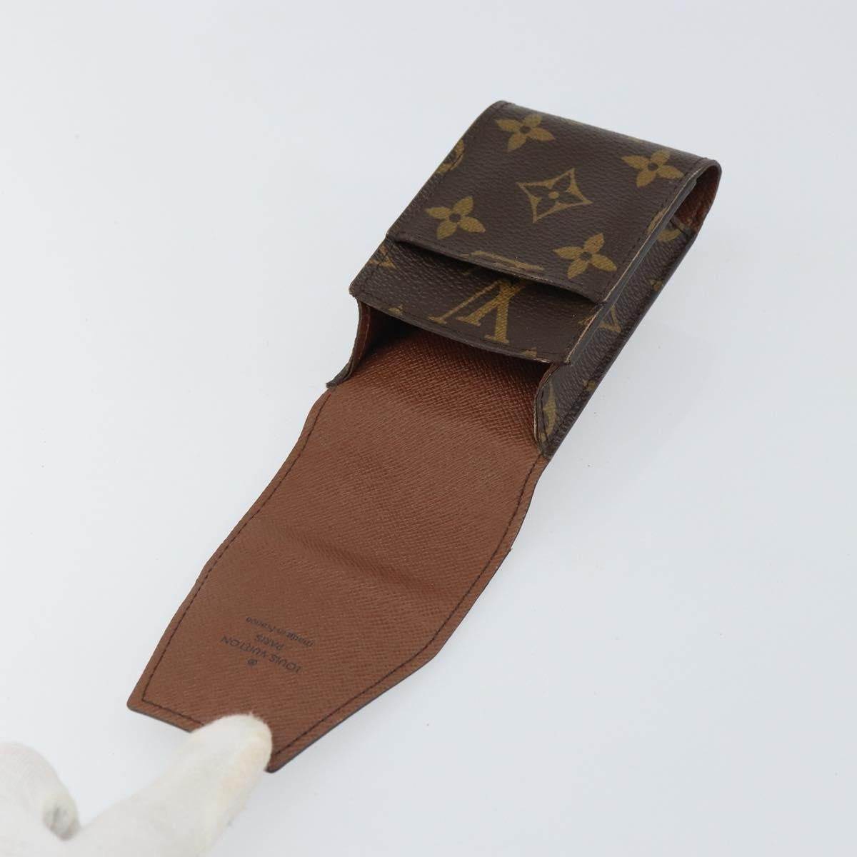 Louis Vuitton Etui Cigarette Case Monogram Canvas Brown Canvas Wallets Accessory